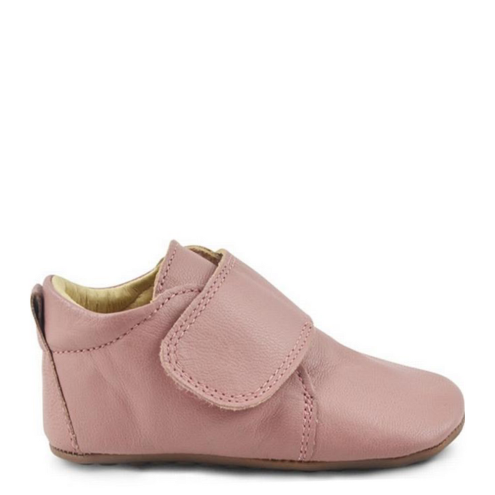 Leather slippers - pink