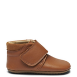 (1010) Pom Pom leather slippers - Camel
