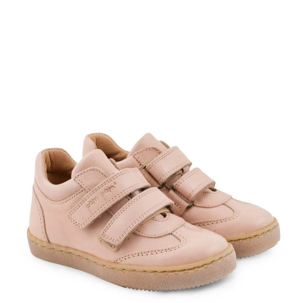 Pom Pom velcro sneakers - pink