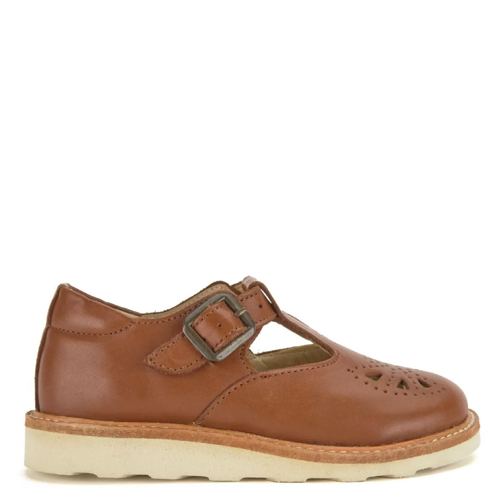 T-BAR SHOE WITH EVA SOLE Clay Leather - Brown