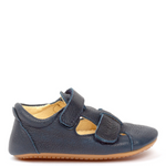 (G1140003-2) Leather slippers - Dark Blue