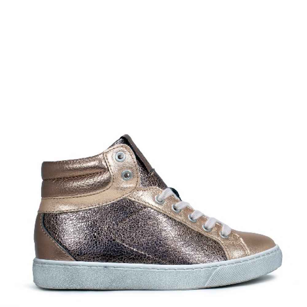 (Y00862) TELYOH - Rose Gold high sneakers