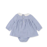 french collar romper - true stripe