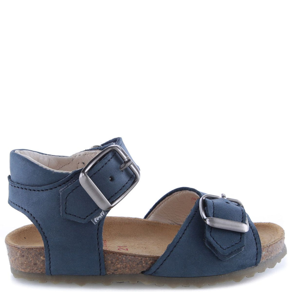 (2713-10 / 2714-10 / 2714-7) Emel navy blue velcro sandals