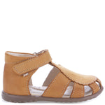 (1670A-11) Emel yellow closed sandals