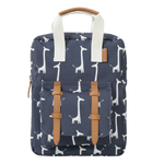 Backpack Small Fresk - Giraffe blue