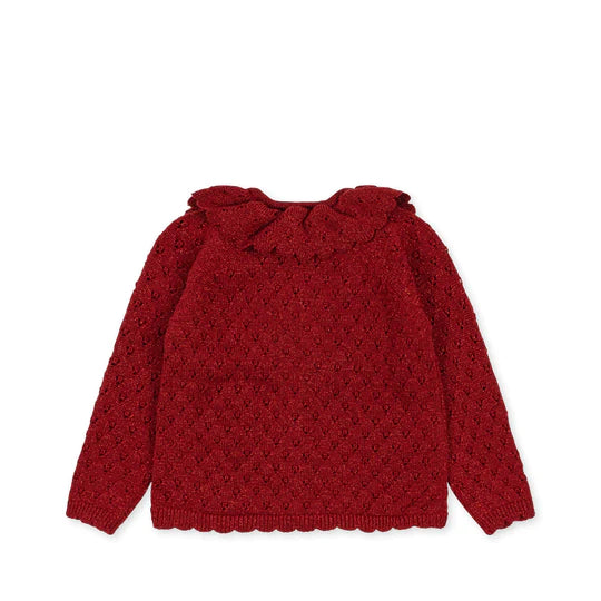 Holiday Cardigan - Savy Red