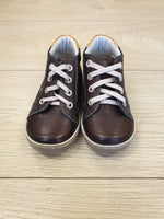 (2591-3) Brown shiny Lace Up Trainers - MintMouse (Unicorner Concept Store)