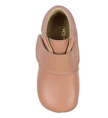 (1010) Leather slippers -  Rose