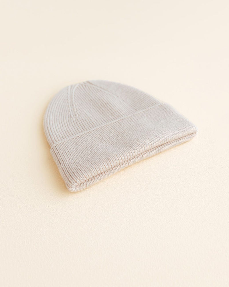 Beanie Fonzie Off-white (matching adults and kids)