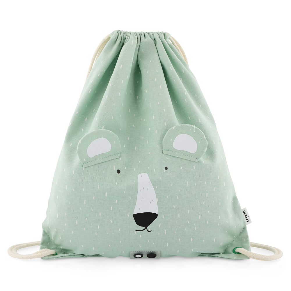 (19-202) Drawstring bag Trixie baby Mr. Polar Bear