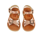 Pearl Sandal Rose Gold Leather | Teen