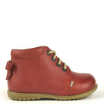 (562D-9) Emel Lace Up First Shoes red with bow - MintMouse (Unicorner Concept Store)