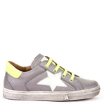 Froddo low velcro sneaker - grey star neon - MintMouse (Unicorner Concept Store)