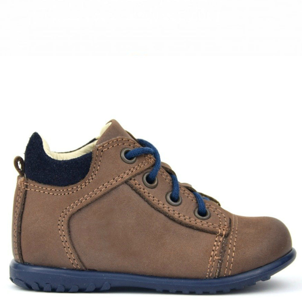 (2069-30M) Emel brown Lace Up Trainers