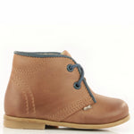 (2195-32) Emel classic first shoes dark brown