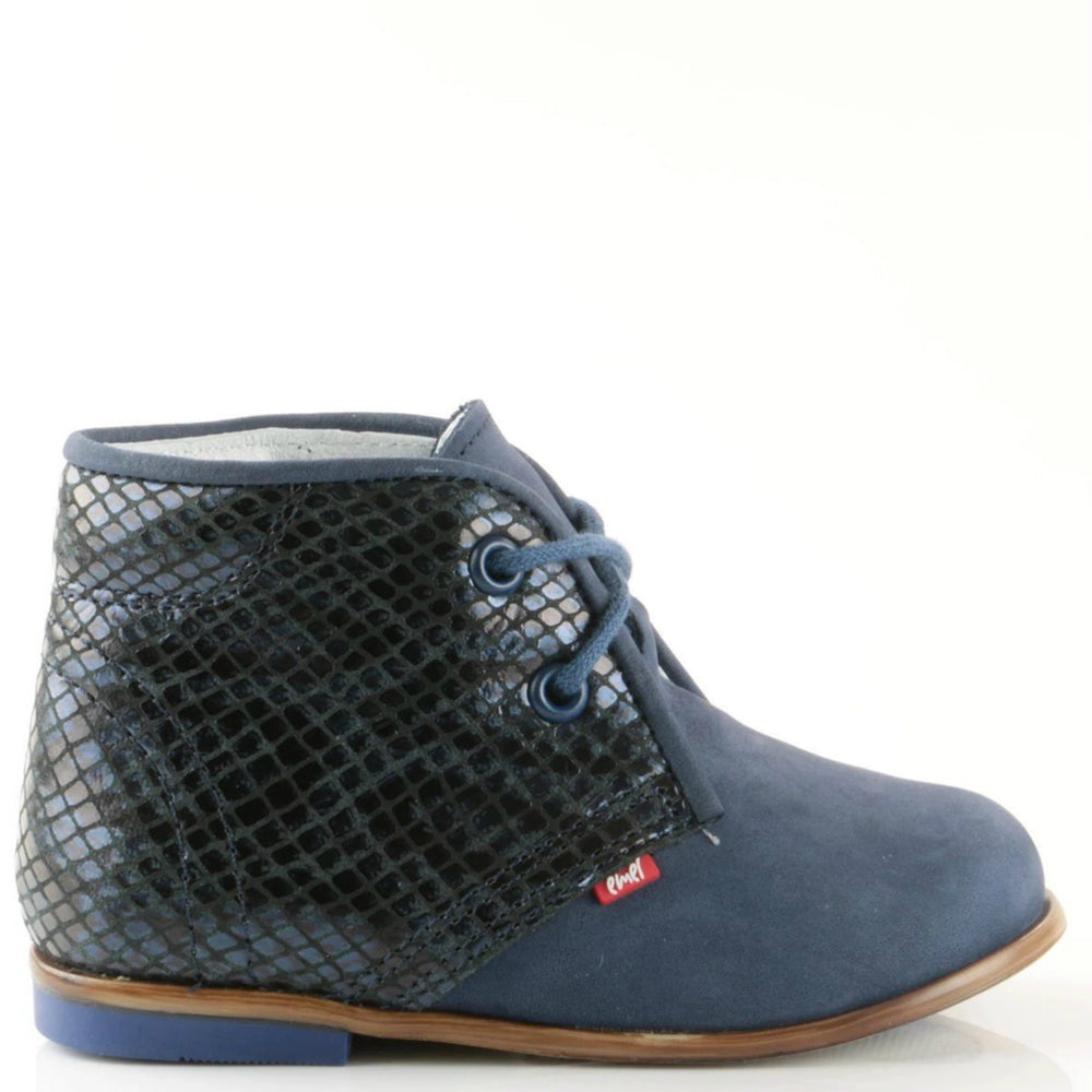 (2195A-1) Navy Lace Up Classics