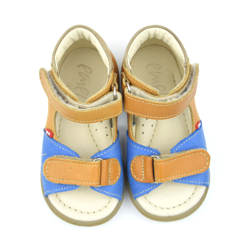 (2428B) Emel Blue Mustard Sandals - MintMouse (Unicorner Concept Store)