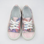 (2592-9) Low Lace Up Trainers gaudi print pink - MintMouse (Unicorner Concept Store)