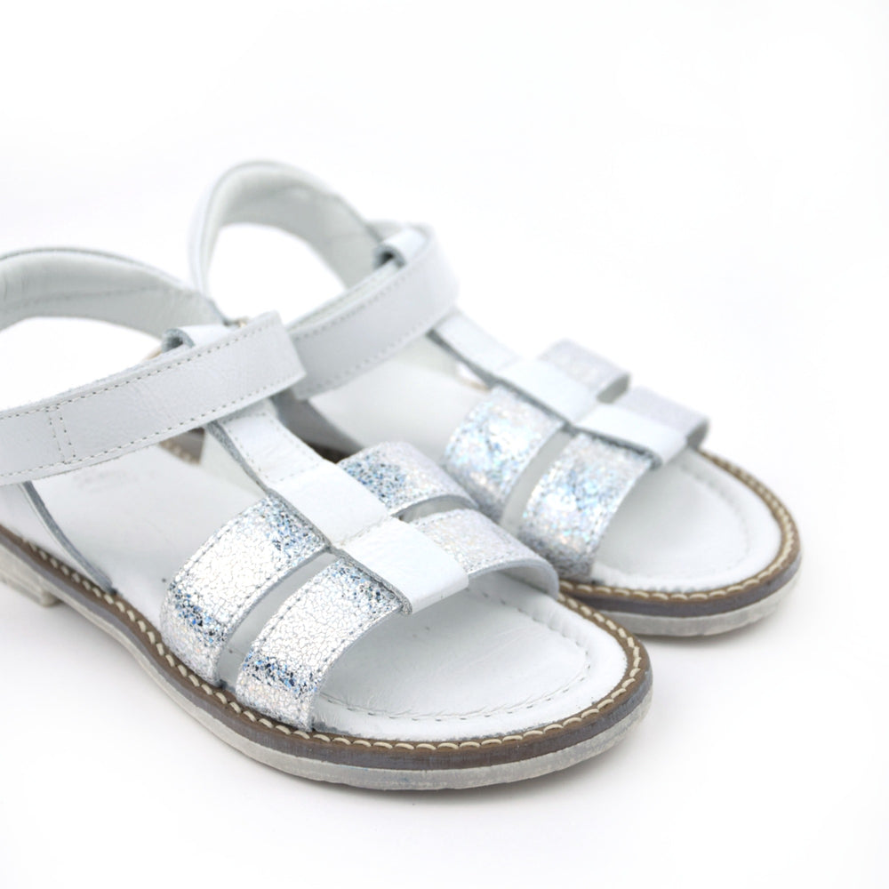 (2568B-4) Emel white patent sandals - MintMouse (Unicorner Concept Store)
