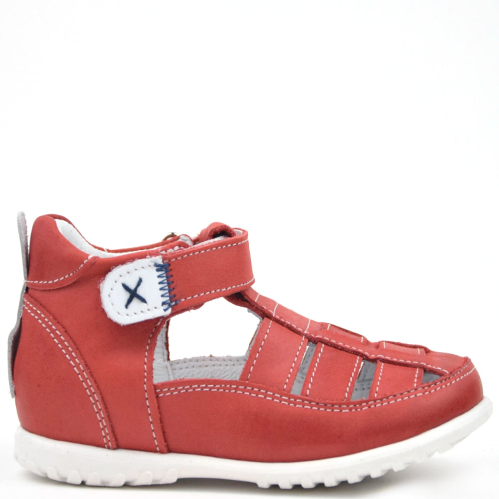 (1079-9) Emel red closed sandals - MintMouse (Unicorner Concept Store)