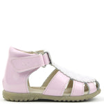 (1214B) Emel patent pink closed sandals