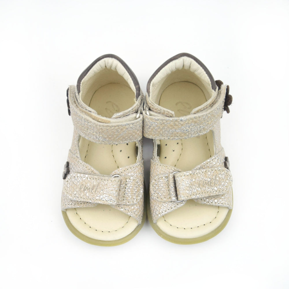 (2207-10) Emel brown silver sandal - MintMouse (Unicorner Concept Store)