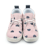 (2150B) Emel Pink Lace Up Trainers hearts - MintMouse (Unicorner Concept Store)