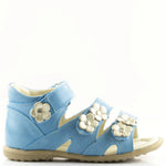 (2090-14) Emel Blue Flower Sandals - MintMouse (Unicorner Concept Store)