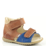 (2428B-1) Brown Blue Sandals - MintMouse (Unicorner Concept Store)