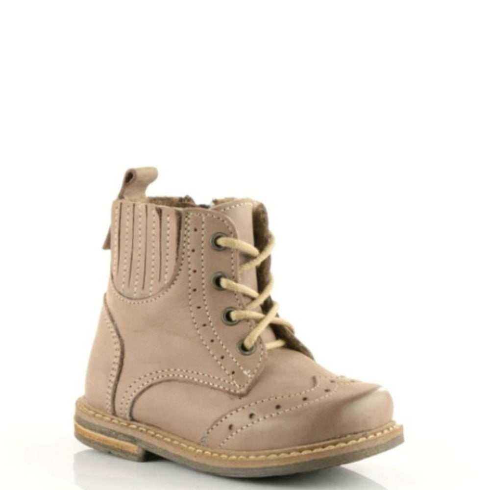 Emel Light Brown Boots with zipper (2519) - Last pair! - MintMouse (Unicorner Concept Store)