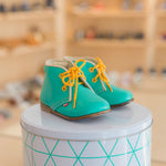 (2195-9) Emel Turquoise Lace Up Classics - MintMouse (Unicorner Concept Store)