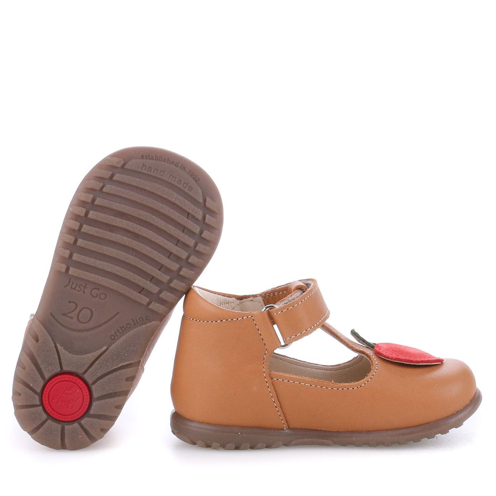 (2409G-1) Emel Brown Apple ballerina..
