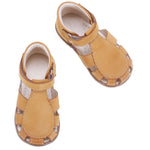 (1670A-11) Emel yellow closed sandals