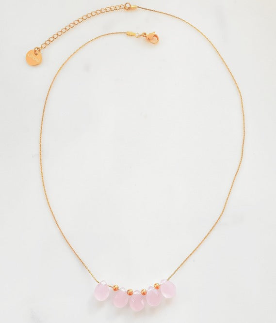 Pink Lady Drop Necklace x5