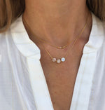 Moon Blush double necklace