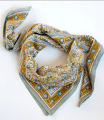 Cotton scarf ABSYNTHE (Matching adults and kids)
