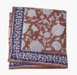 Scarf with indian flowers print TUPIA SQUIRREL (Matching adults and kids)