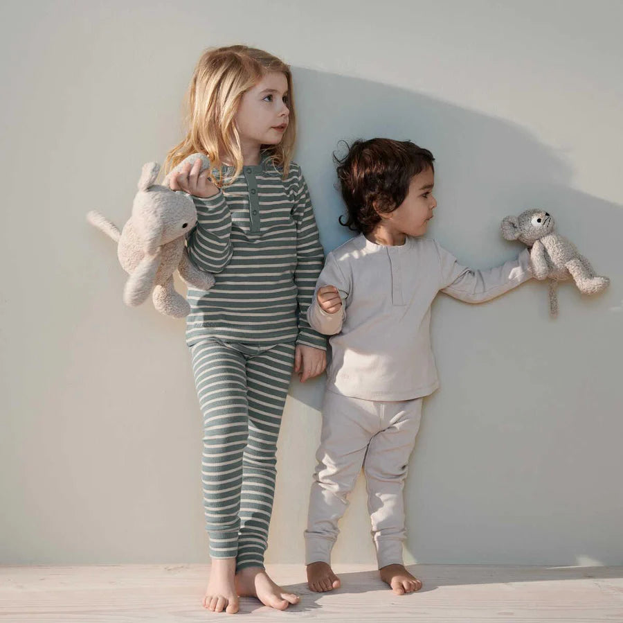 WILHELM PYJAMAS SET BLUE FOG/SANDY STRIPES LIEWOOD