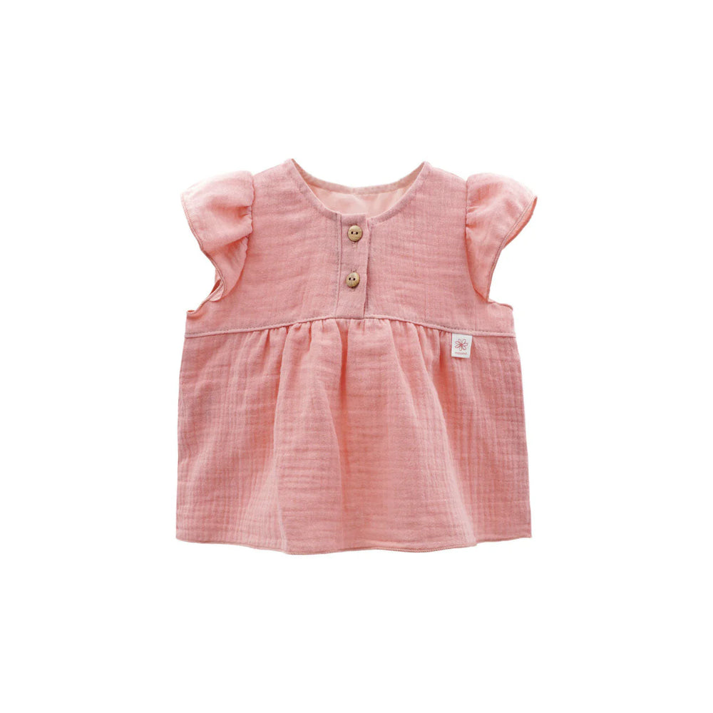 Maximo - Gots Baby Girl Top Pink