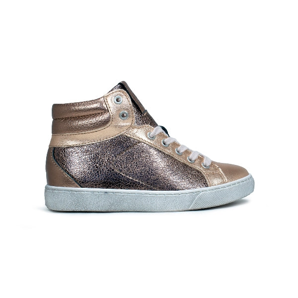 (Y00862) TELYOH - Rose Gold high sneakers