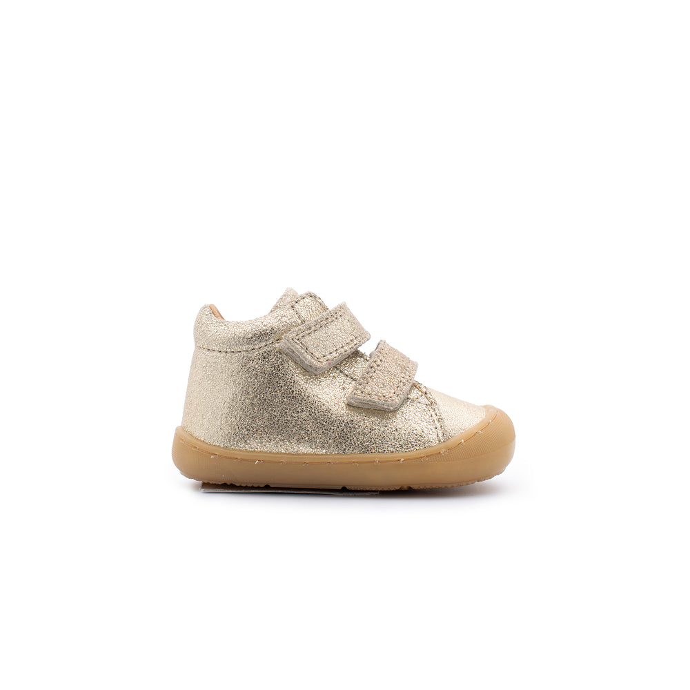 (Y00989.3276) TELYOH first shoes - VELCRO GOLD SUEDE