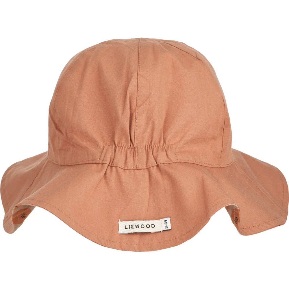 (LW17697) Amelia Reversible Sun hat / Papaya Pale Tuscany