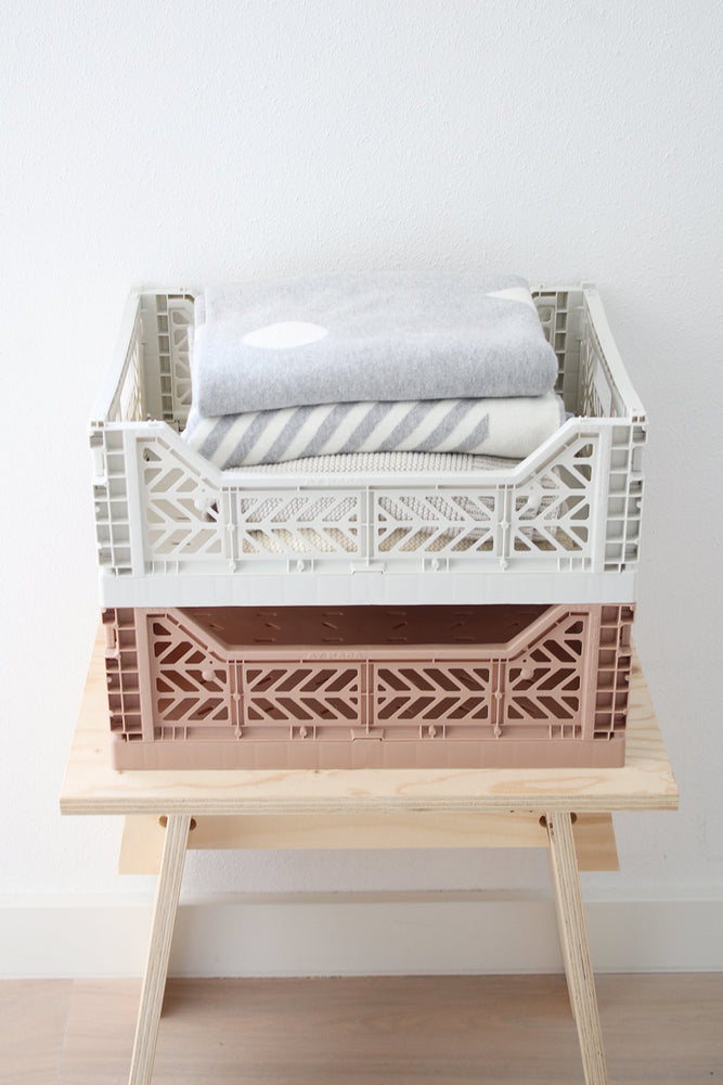 Folding crate Midibox - Light grey - MintMouse (Unicorner Concept Store)