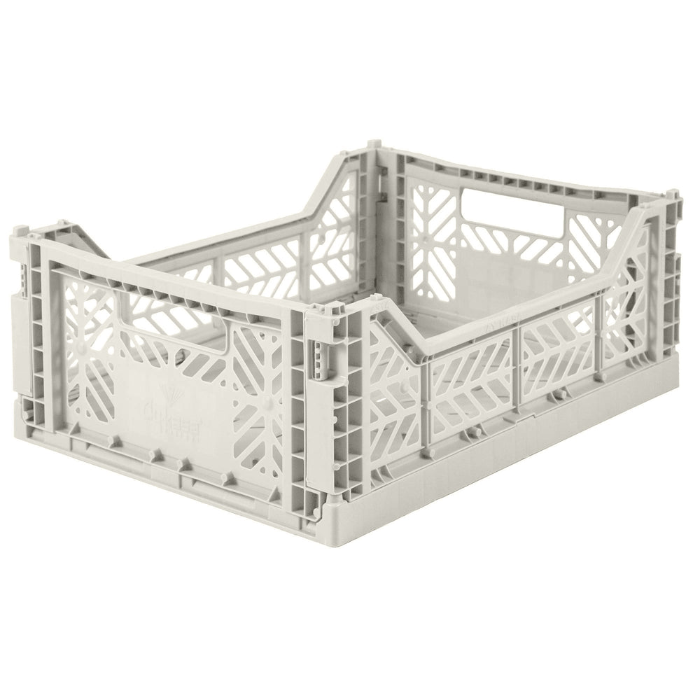 Folding crate Midibox - Light grey