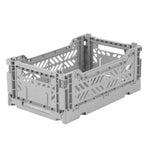 Folding crate Minibox - Grey