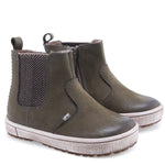 Emel khaki autumn boots zipper (2620-14)
