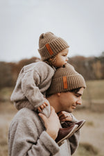 Baby Mocs - Beanie Greige - MintMouse (Unicorner Concept Store)