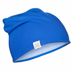 Copy of Reversible bamboo beanie Cobalt - Light Blue