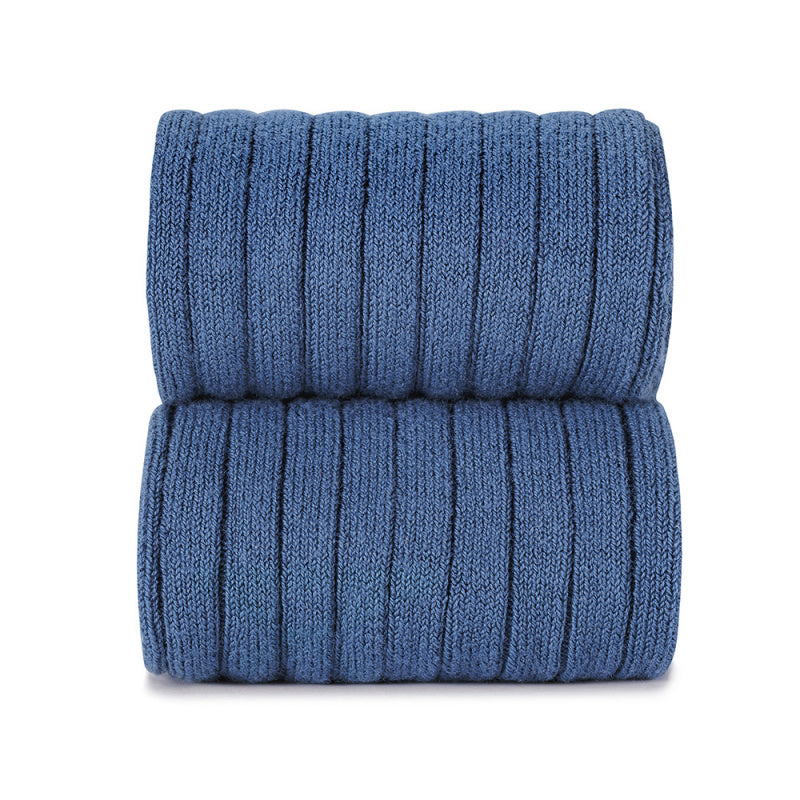 Tights ribbed basic - cobalt